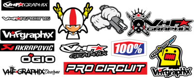 vhf graphix decals motocross Logo PNG Vector