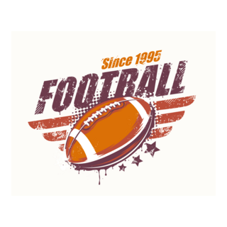 Vintage american football Logo PNG Vector