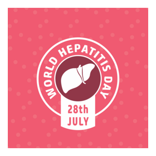 World hepatitis day pink Logo PNG Vector