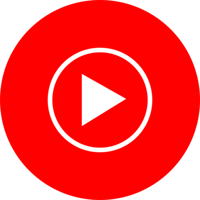 Youtube music Logo PNG Vector