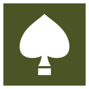 506th / 101st Airborne Helmet Spade Logo PNG Vector