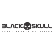Black Skull - heavy sports nutrition Logo PNG Vector