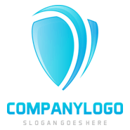 Blue abstract Logo PNG Vector