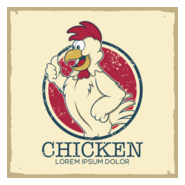 Chicken Logo PNG Vector