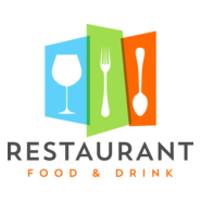 Colorful restaurant Logo PNG Vector