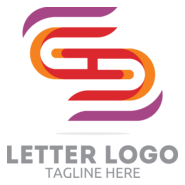 Coloured Letter S Logo PNG Vector