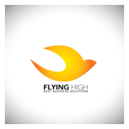 Flying abstract bird Logo PNG Vector