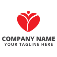 Heart care Logo PNG Vector