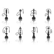 Hookah Logo PNG Vector