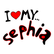 I LOVE MY SEPHIA Logo PNG Vector