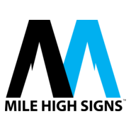 Mile High Signs Logo PNG Vector