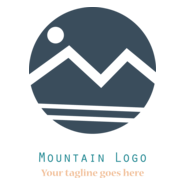 montañas Logo PNG Vector
