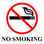 No smoking sign Logo PNG Vector