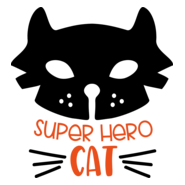 SUPER HERO CAT Logo PNG Vector