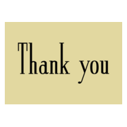 Thank You Logo PNG Vector