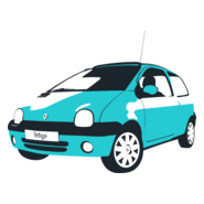 Twingo Silhuet Logo PNG Vector