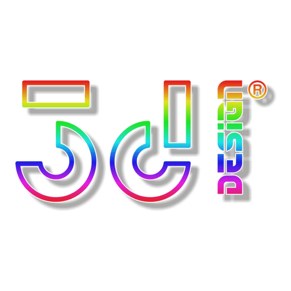 3D Design Logo PNG Vector