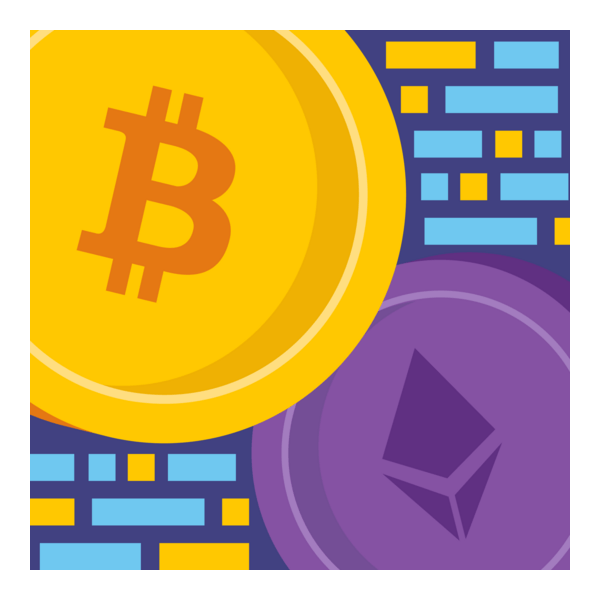 Bitcoin Flip Logo PNG Vector