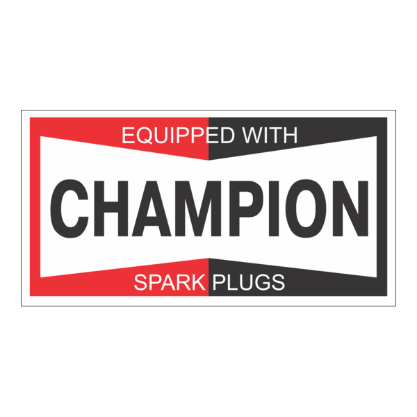Champion spark plugs Logo PNG Vector
