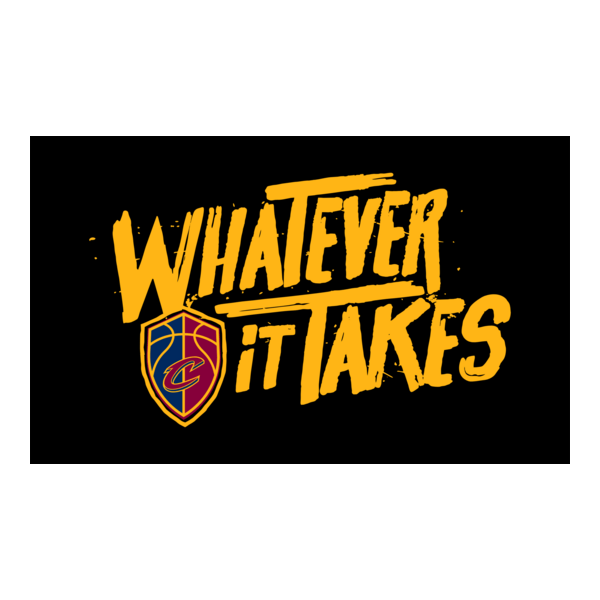Cleveland Cavaliers Whatever it Takes Logo PNG Vector