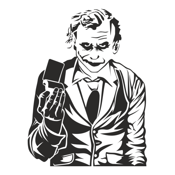 Coringa Silhueta Logo PNG Vector