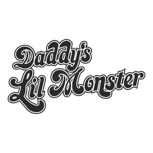 DADDY'S LIL MONSTER Logo PNG Vector