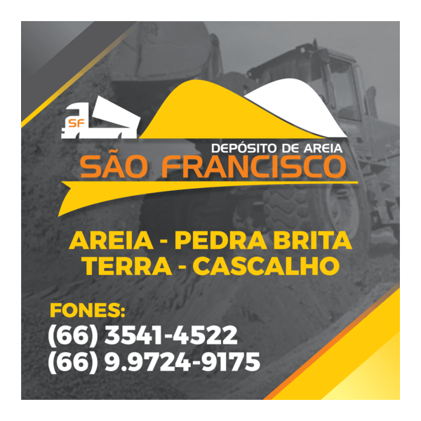 Depósito de Areia São Francisco - Colíder/MT Logo PNG Vector