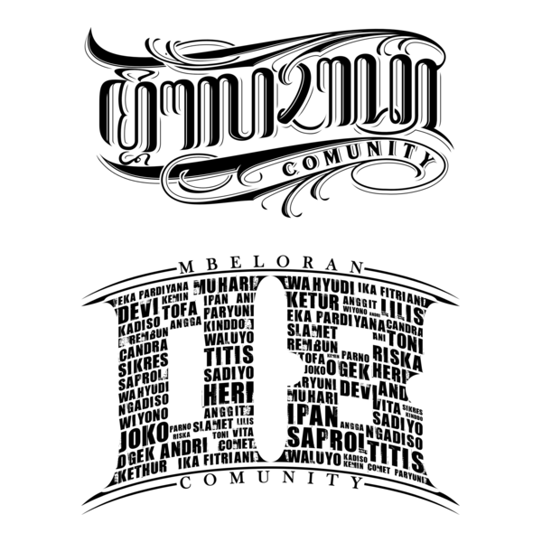 Design Kaos RT 08 Kalidadap Logo PNG Vector