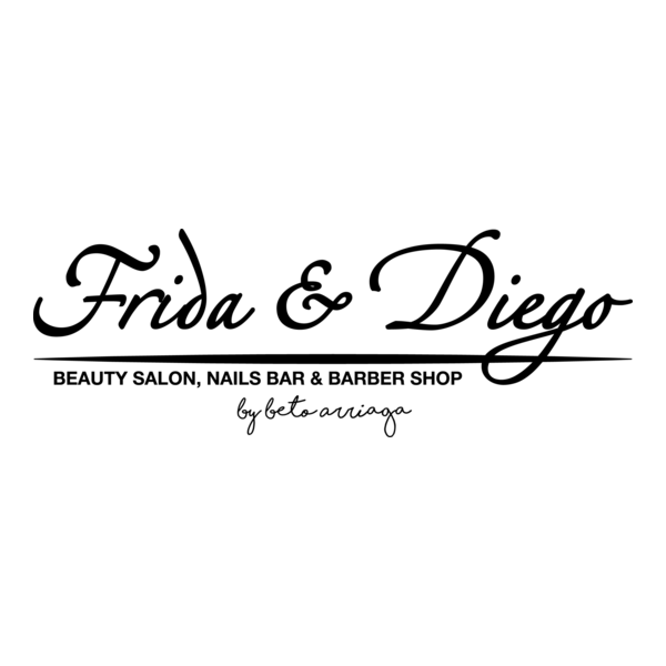 Frida & Diego Beauty Salon Logo PNG Vector