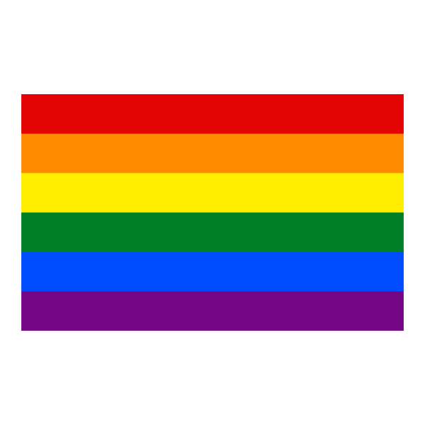 Gay Flag Logo PNG Vector