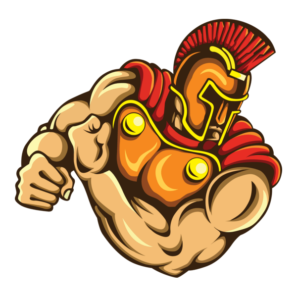 Gladiator Mascot Logo PNG Vector