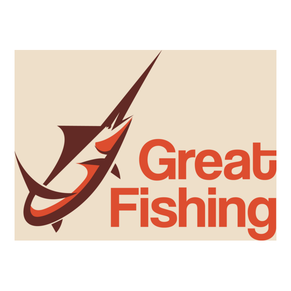 Great Fishing Logo PNG Vector
