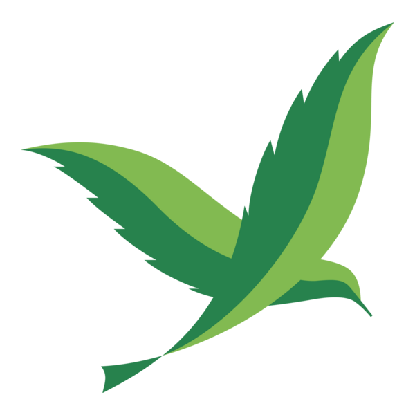 Green Bird Logo PNG Vector