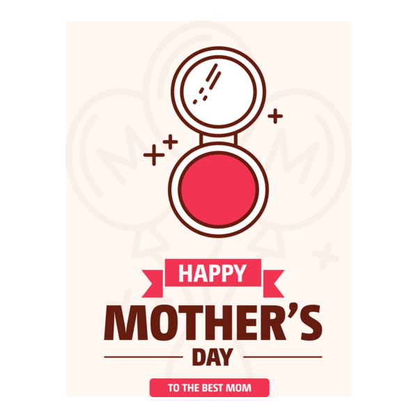 Happy Mothers's Day Sale Logo PNG Vector