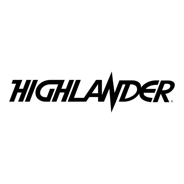 HIGHLANDER - Title movie (BLACK) Logo PNG Vector