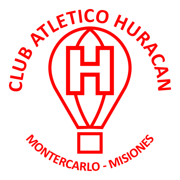 Huracán de Montecarlos Misiones Logo PNG Vector