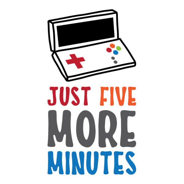 JUST FIVE MORE MINUTES Logo PNG Vector