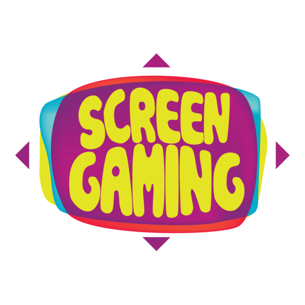 Large Screen Display Video Game Logo PNG Vector
