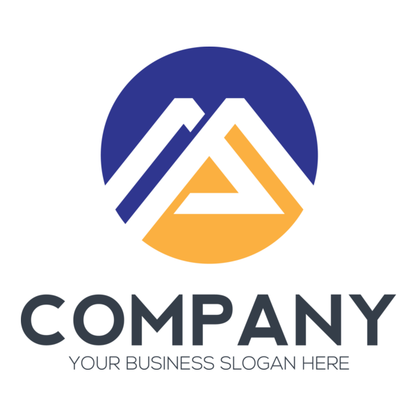 M Letter Company Logo PNG Vector