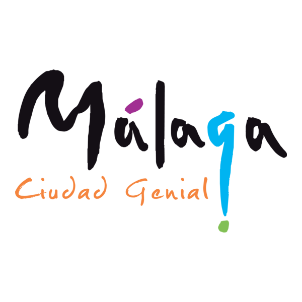Málaga Ciudad Genial Logo PNG Vector