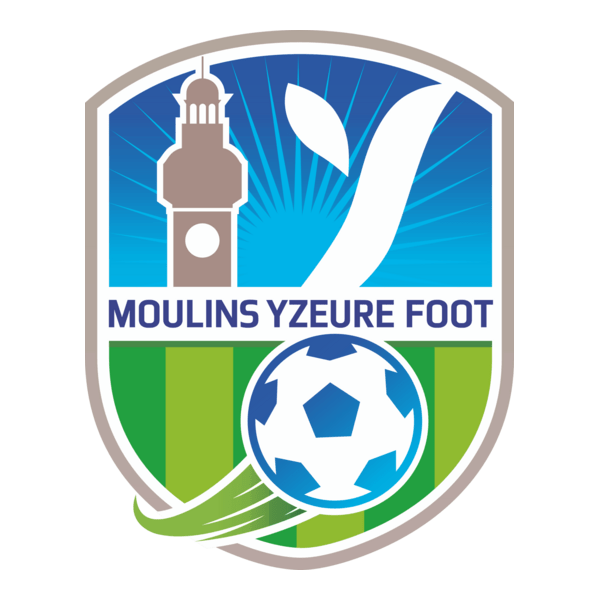 Moulins Yzeure Foot Logo PNG Vector