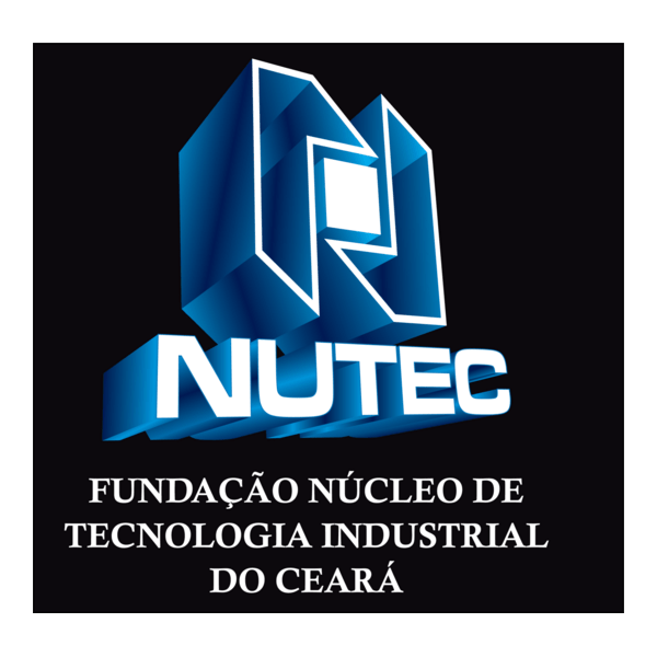 Nutec Versão Vertical com Nome Branco Logo PNG Vector
