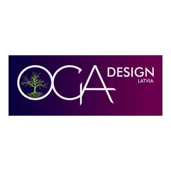 Oga Design Latvia Logo PNG Vector