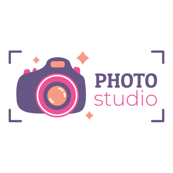 Purple photography Logo PNG Vector