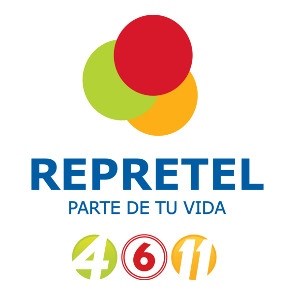 Repretel Canales 4, 6 & 11 Logo PNG Vector