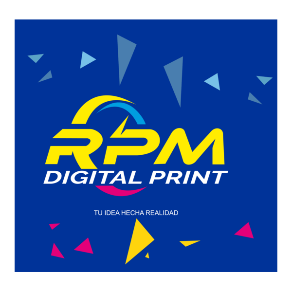 RPM DIGITAL PRINT Logo PNG Vector