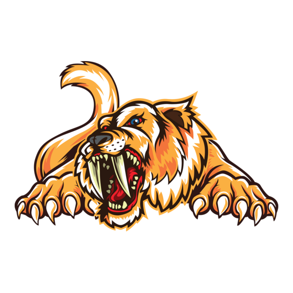 Sabertooth Mascot Logo PNG Vector