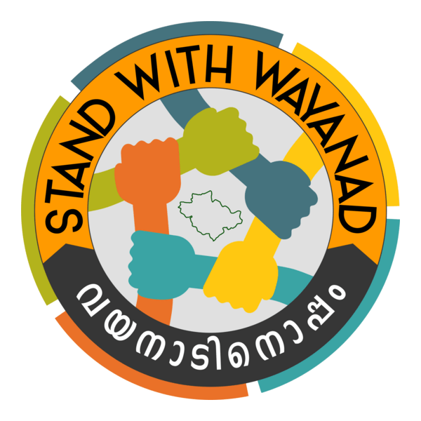 STAND WITH WAYANAD Logo PNG Vector