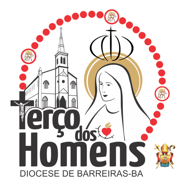 TERÇO DOS HOMENS DIOCESE DE BARREIRAS BAHIA Logo PNG Vector