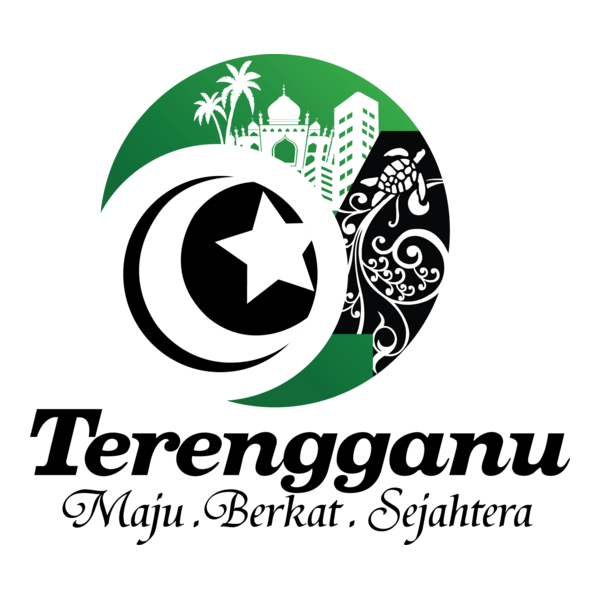 Terengganu Maju Berkat Sejahtera Logo PNG Vector